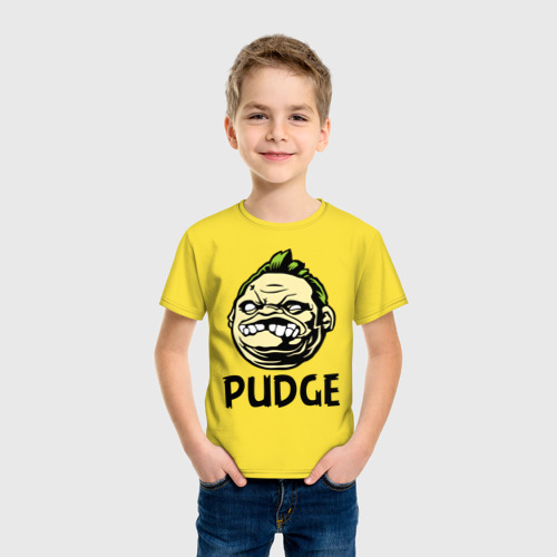 Детская футболка хлопок Pudge Пудж, цвет желтый - фото 3