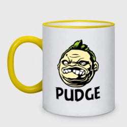 Кружка двухцветная Pudge Пудж