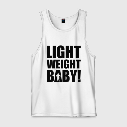 Мужская майка хлопок Light weight babby, цвет белый