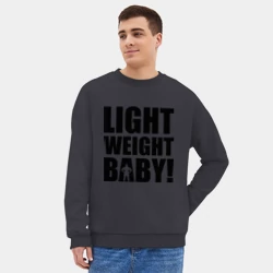 Мужской свитшот oversize без начеса хлопок Light weight babby - фото 2