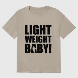 Женская футболка хлопок Oversize Light weight babby