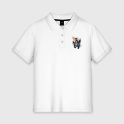 Женское поло хлопок Как приручить дракона