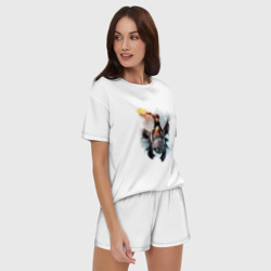Женская пижама с шортиками хлопок Как приручить дракона - фото 2