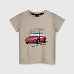 Детская футболка хлопок Mini Cooper