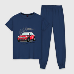 Женская пижама хлопок Mini Cooper