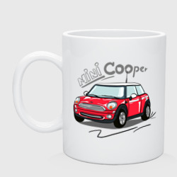 Mini Cooper – Кружка керамическая с принтом купить
