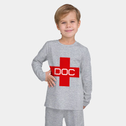 Детская пижама с лонгсливом хлопок Доктор - фото 2