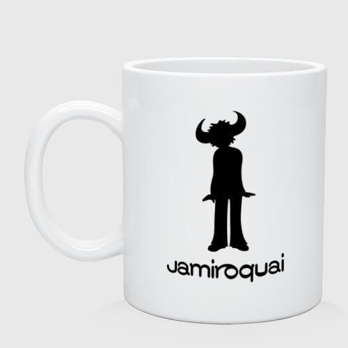 Кружка керамическая Jamiroquai, цвет белый