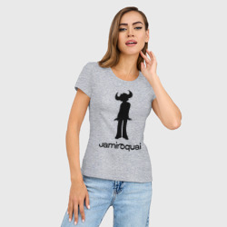 Женская футболка хлопок Slim Jamiroquai - фото 2