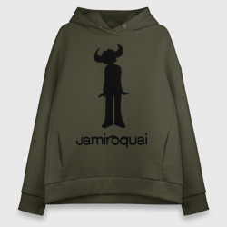 Женское худи Oversize хлопок Jamiroquai