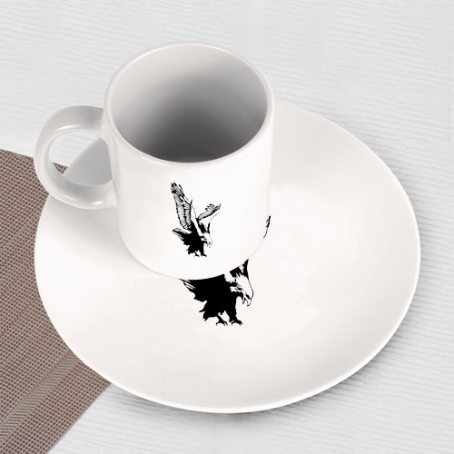 Набор: тарелка + кружка Орлиный размах крыльев - фото 3