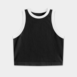 Женская укороченная майка-топ хлопок Шотокан карате