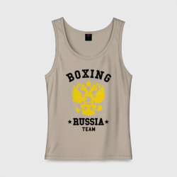 Женская майка хлопок Boxing Russia Team