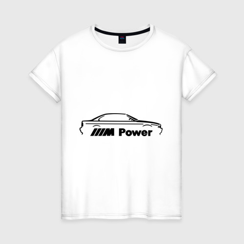 Женская футболка хлопок M power