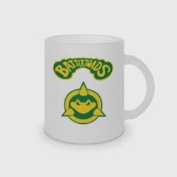 Кружка матовая стеклянная Боевые Жабы