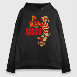 Женское худи Oversize хлопок Россия