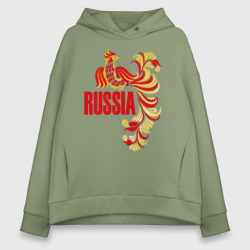 Женское худи Oversize хлопок Россия