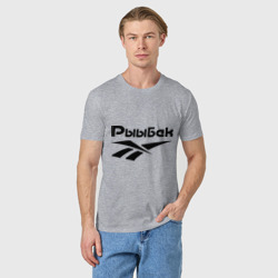 Мужская футболка хлопок Рыыбак - фото 2