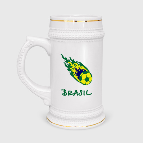 Кружка пивная Brasil 2014