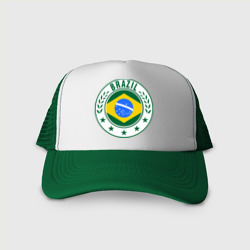 Кепка тракер с сеткой Brazil - Бразилия ЧМ-2014