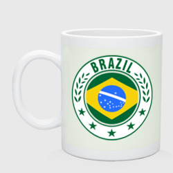 Кружка керамическая Brazil - Бразилия ЧМ-2014