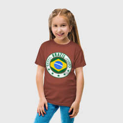 Детская футболка хлопок Brazil - Бразилия ЧМ-2014 - фото 2