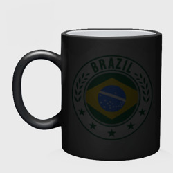 Кружка хамелеон Brazil - Бразилия ЧМ-2014 - фото 2