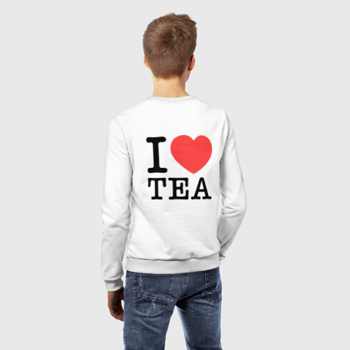 Детский свитшот хлопок I love tea - фото 8