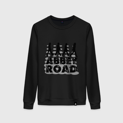 Женский свитшот хлопок Abbey Road, цвет черный
