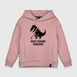 Детское худи Oversize хлопок Годзилла Best friend