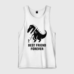 Мужская майка хлопок Годзилла Best friend