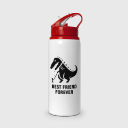 Бутылка для воды с трубочкой Годзилла Best friend