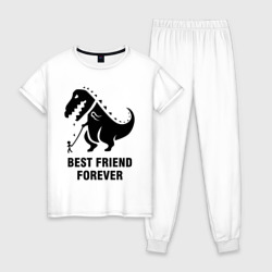 Женская пижама хлопок Годзилла Best friend