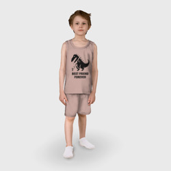 Детская пижама с шортами хлопок Годзилла Best friend - фото 2