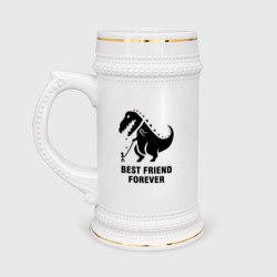 Кружка пивная Годзилла Best friend