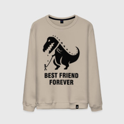 Мужской свитшот хлопок Годзилла Best friend