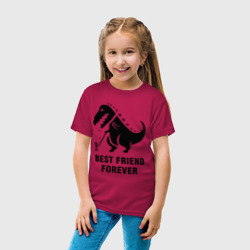 Детская футболка хлопок Годзилла Best friend - фото 2