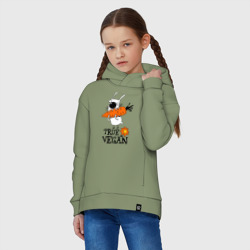 Детское худи Oversize хлопок True vegan истинный веган - фото 2