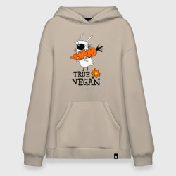 Худи SuperOversize хлопок True vegan истинный веган