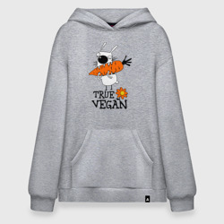 Худи SuperOversize хлопок True vegan истинный веган