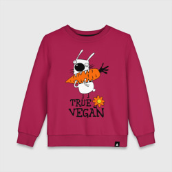 Детский свитшот хлопок True vegan истинный веган