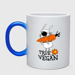 Кружка хамелеон True vegan истинный веган