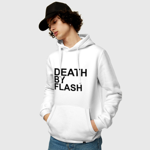 Мужская толстовка хлопок Death by flash - фото 3