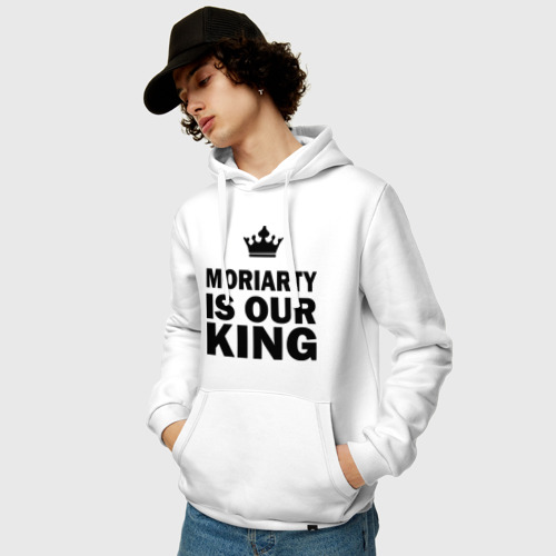 Мужская толстовка хлопок Moriarty is our king - фото 3