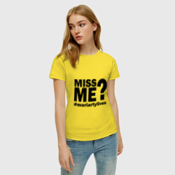 Женская футболка хлопок Miss me? Moriarty - фото 2