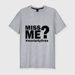 Мужская футболка хлопок Slim Miss me? Moriarty