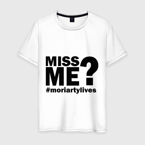 Мужская футболка хлопок Miss me? Moriarty