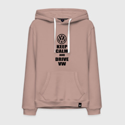 Мужская толстовка хлопок Keep calm and Drive vw