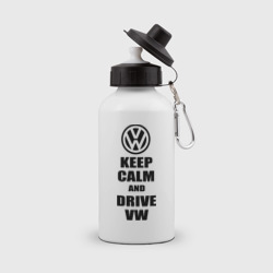 Бутылка спортивная Keep calm and Drive vw