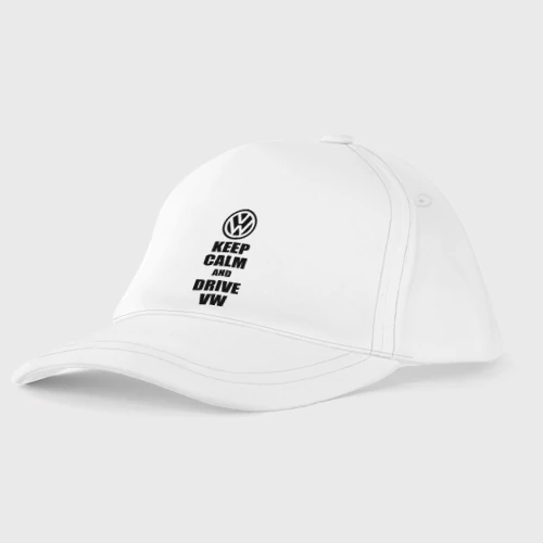 Детская бейсболка Keep calm and Drive vw